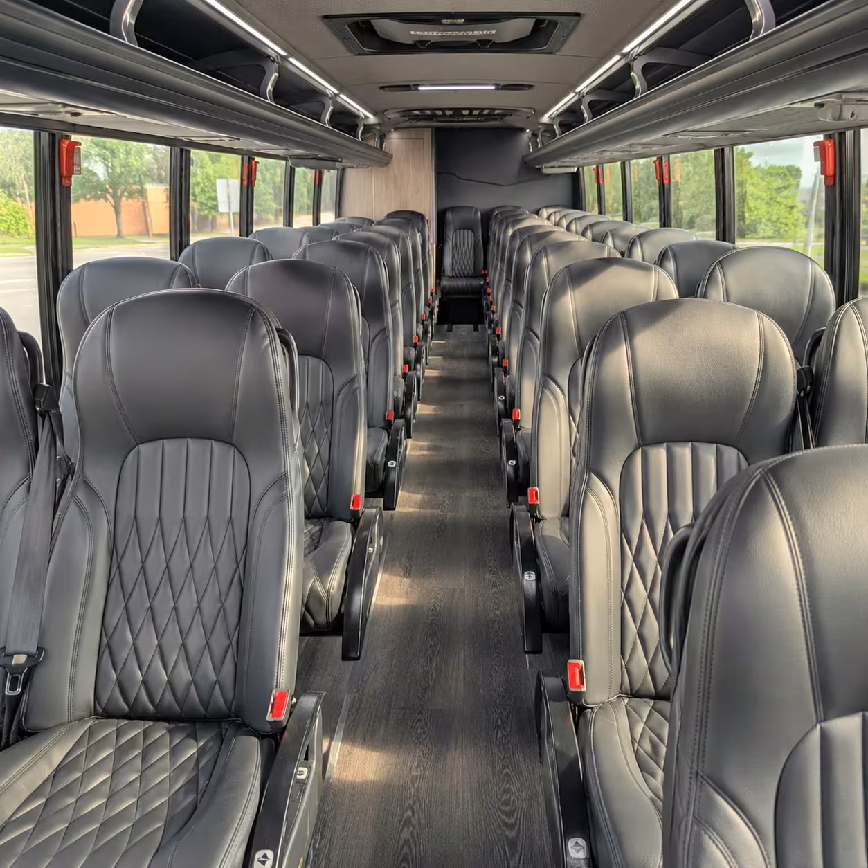 35 passenger minibus inside