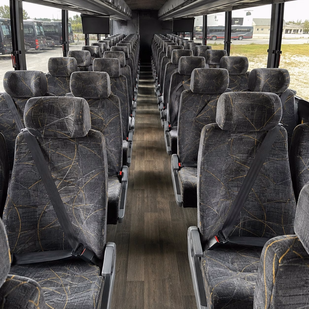 somerville charter bus interior