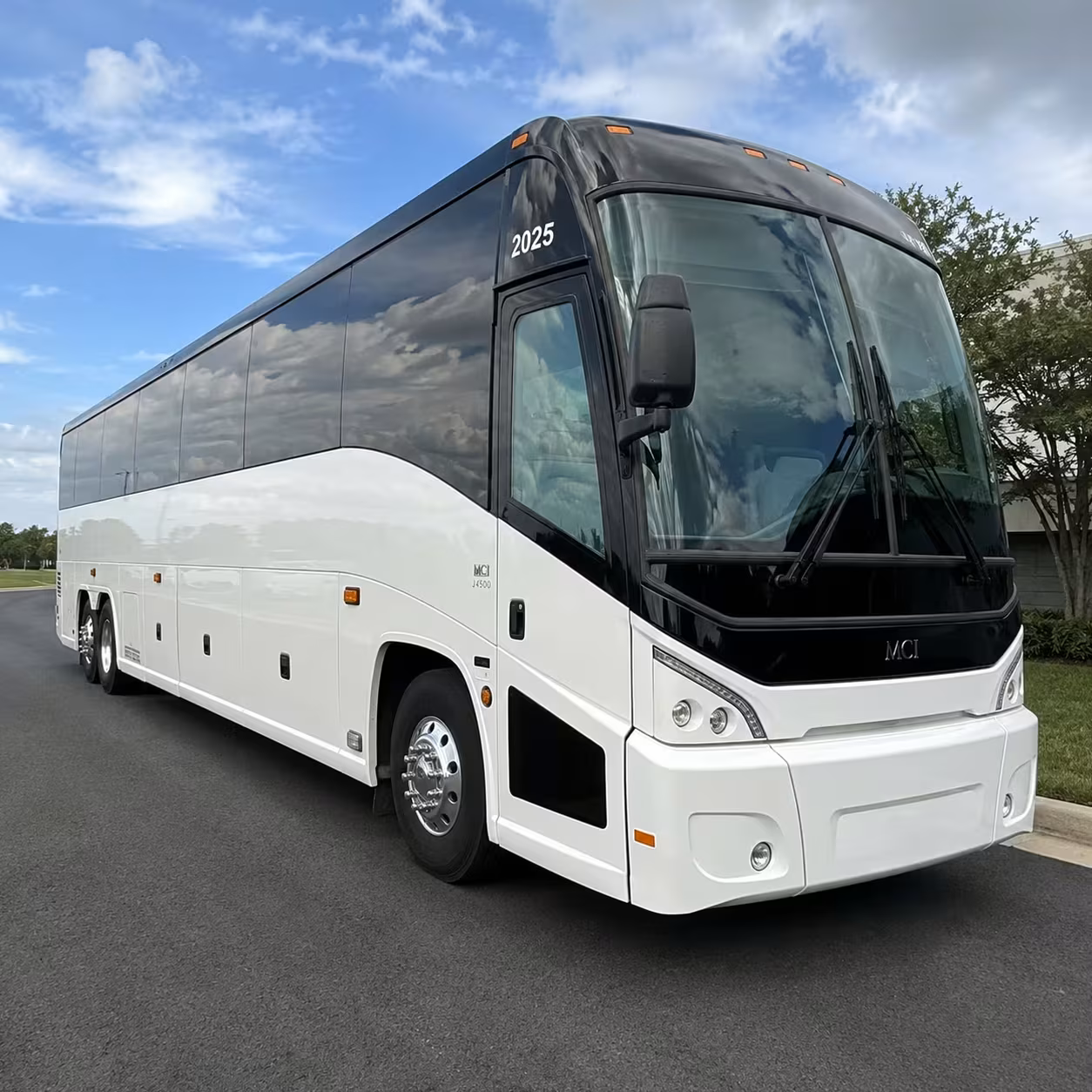 somerville charter bus rental exterior