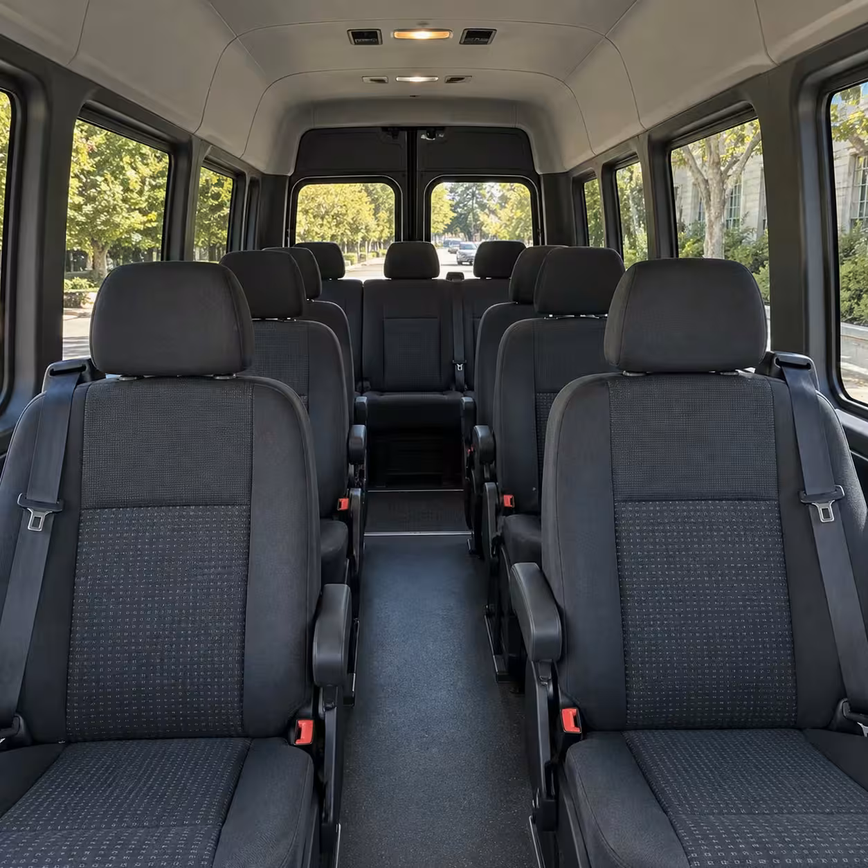 sprinter van with driver interior